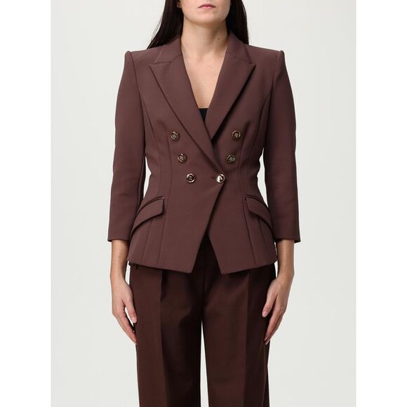 Elisabetta Franchi Jacket Woman Brown